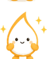 キラキラのマスコット